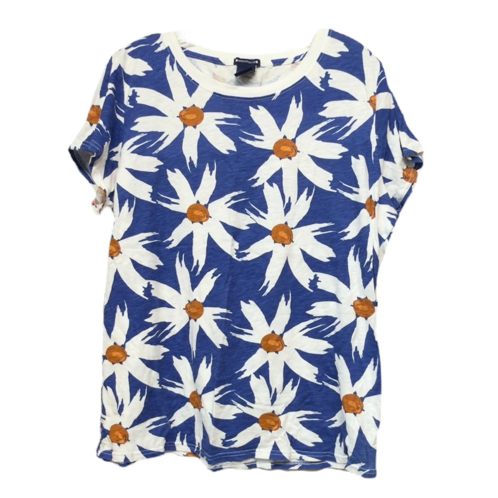 Architect Boxy Short Sleeve Tee in White and Yellow